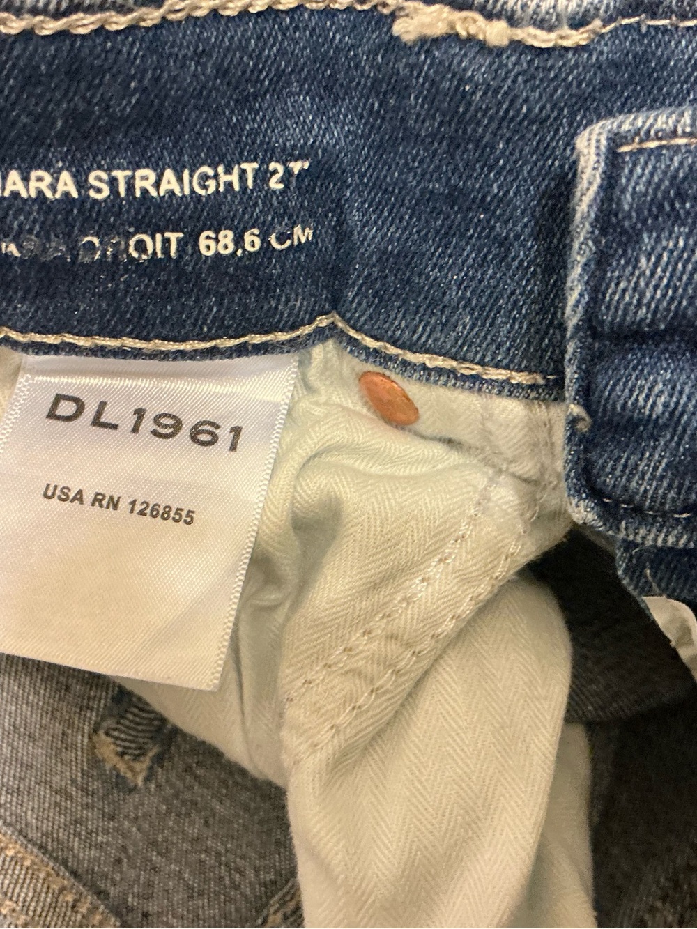 DL1961 Slim MARA Straight Jeans in light Blue Wash size 29 - Picture 9 of 10